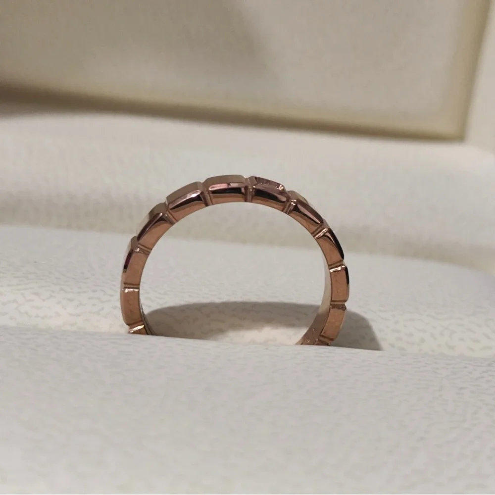 Chopard Rose Gold Faceted Women’s Band